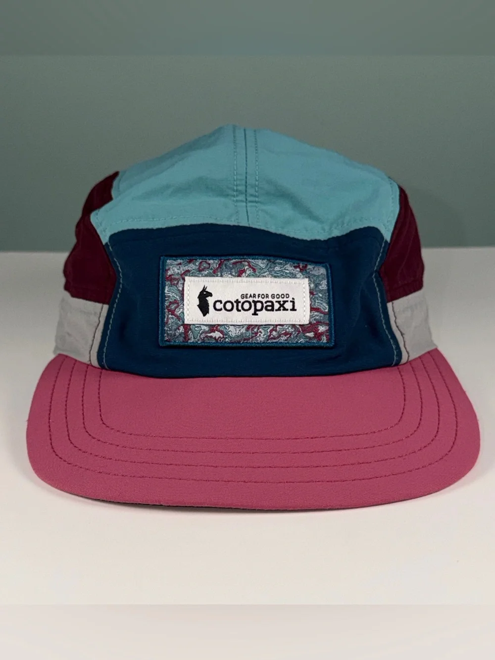 Cotopaxi Altitude Tech 5 Panel Hat Abyss/Sangria NWT